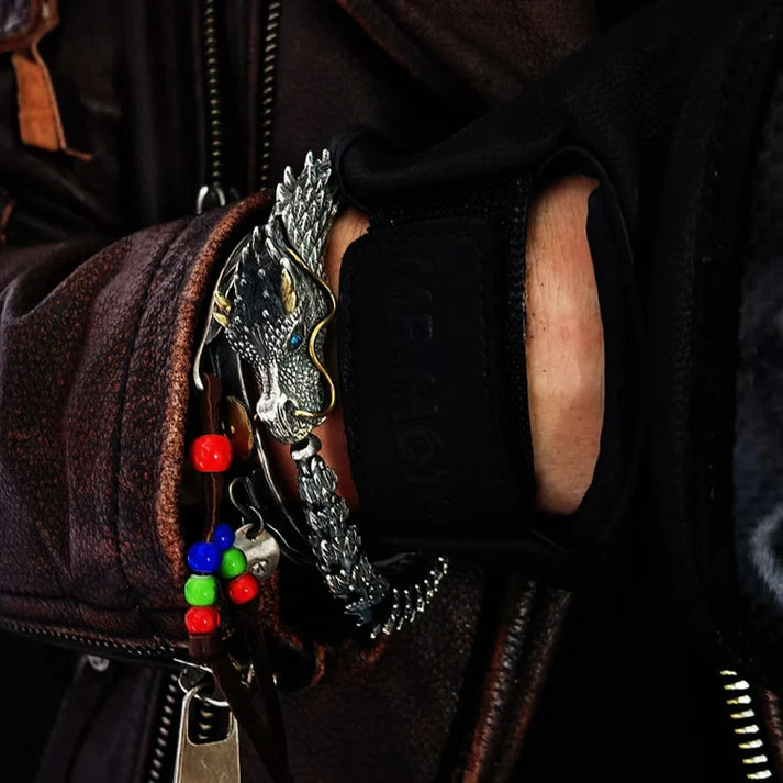 Pulsera Dragón De Inspiración Nórdica