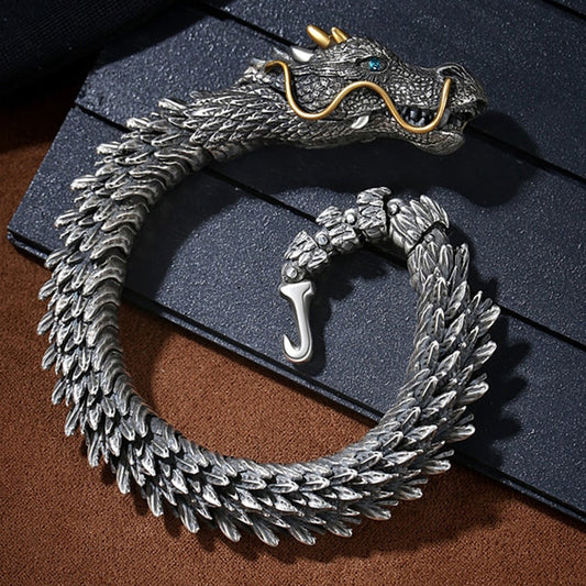 Pulsera Dragón De Inspiración Nórdica