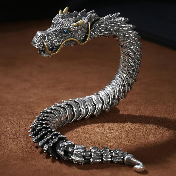 Pulsera Dragón De Inspiración Nórdica
